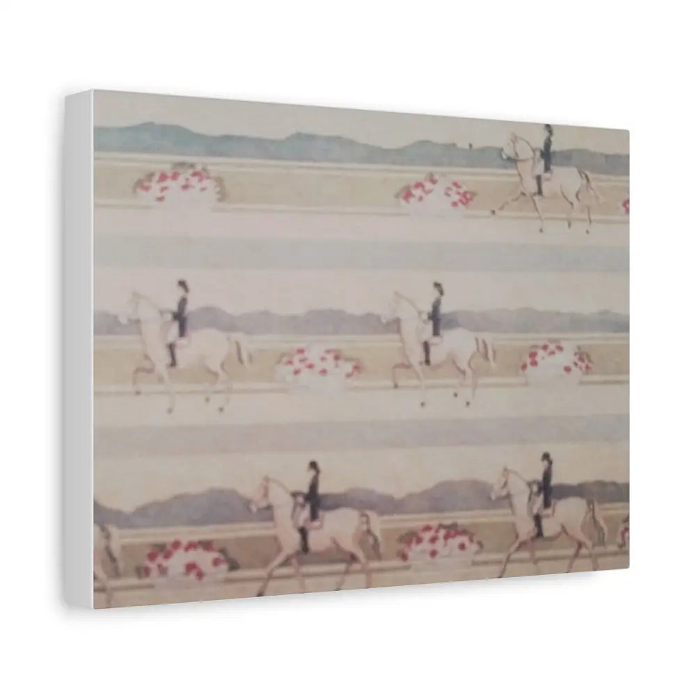 Equestrian Life Canvas Art - Dressage Riding Theme Wall Décor - Canvas