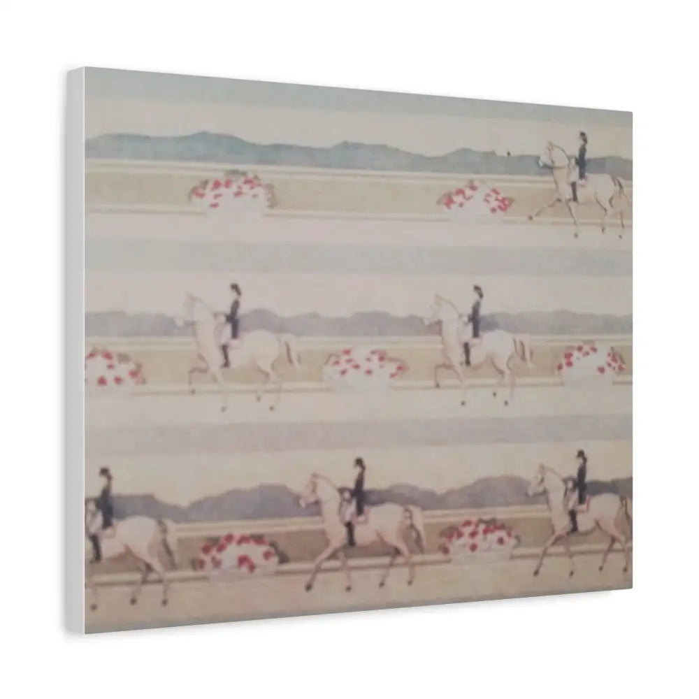 Equestrian Life Canvas Art - Dressage Riding Theme Wall Décor - Canvas