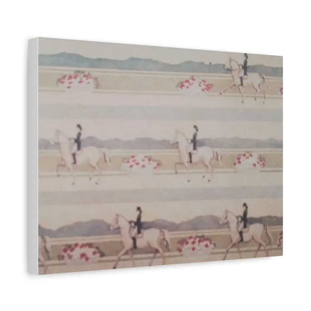 Equestrian Life Canvas Art - Dressage Riding Theme Wall Décor - Canvas