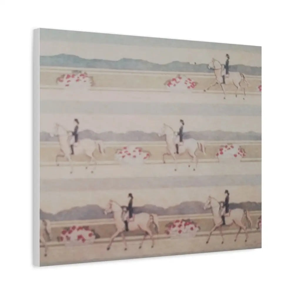 Equestrian Life Canvas Art - Dressage Riding Theme Wall Décor - Canvas