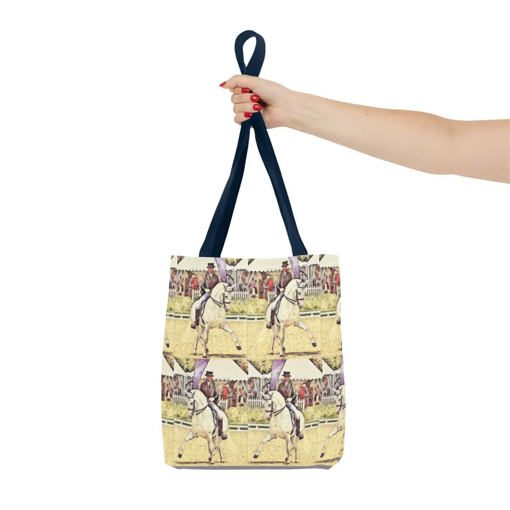 Equestrian Tote Bag - Stylish Dressage Rider Design for Horse Lovers - Bags
