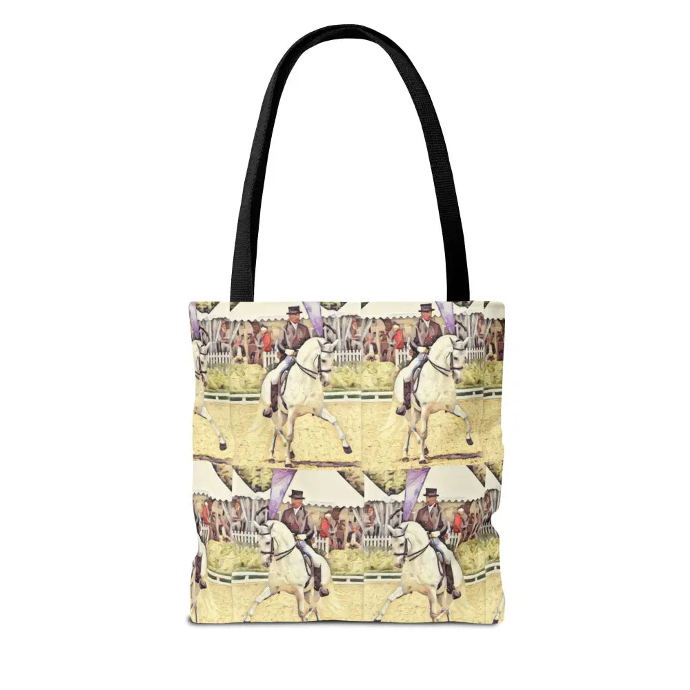 Equestrian Tote Bag - Stylish Dressage Rider Design for Horse Lovers - Bags