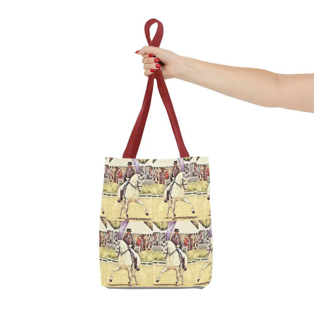 Equestrian Tote Bag - Stylish Dressage Rider Design for Horse Lovers - Bags