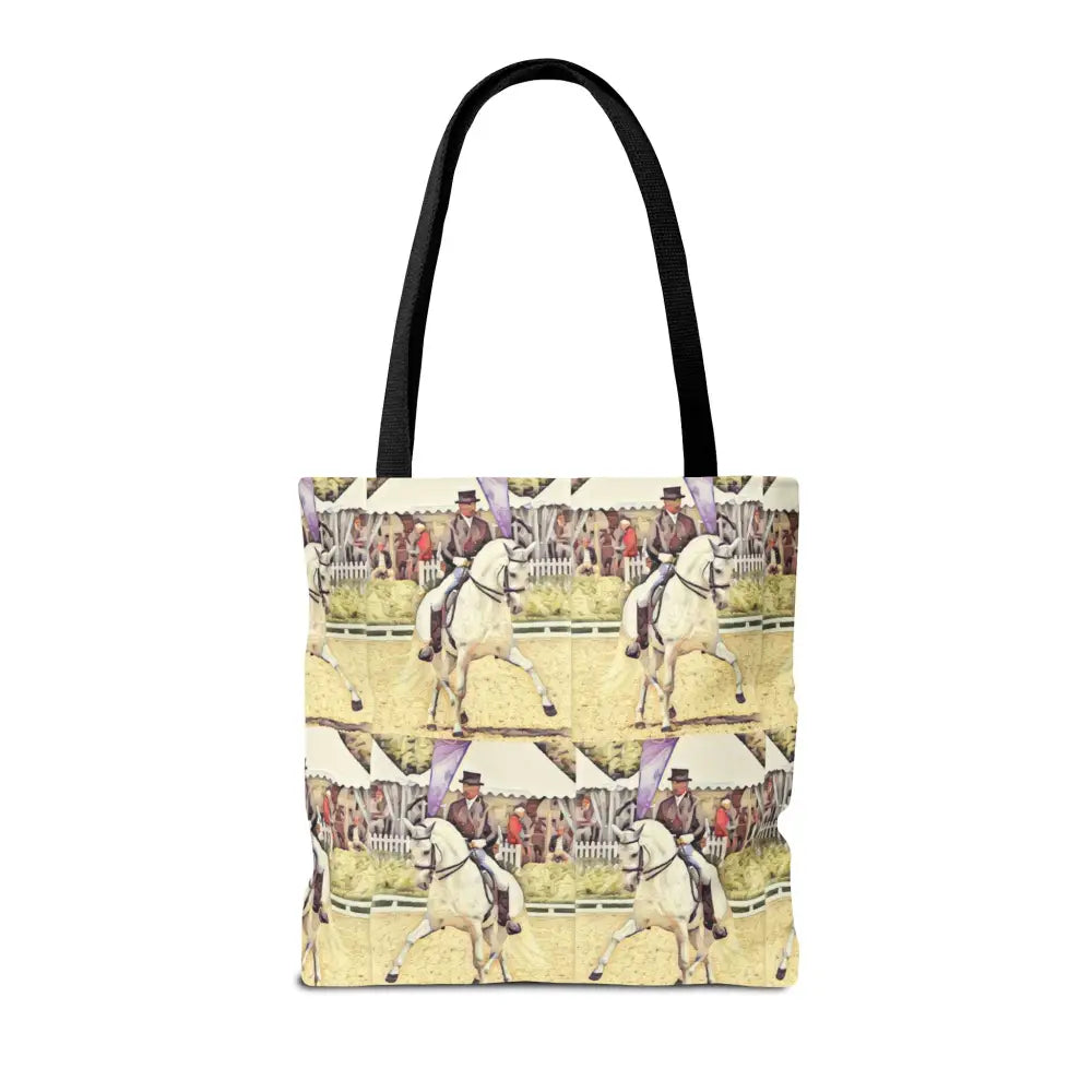 Equestrian Tote Bag - Stylish Dressage Rider Design for Horse Lovers - Bags