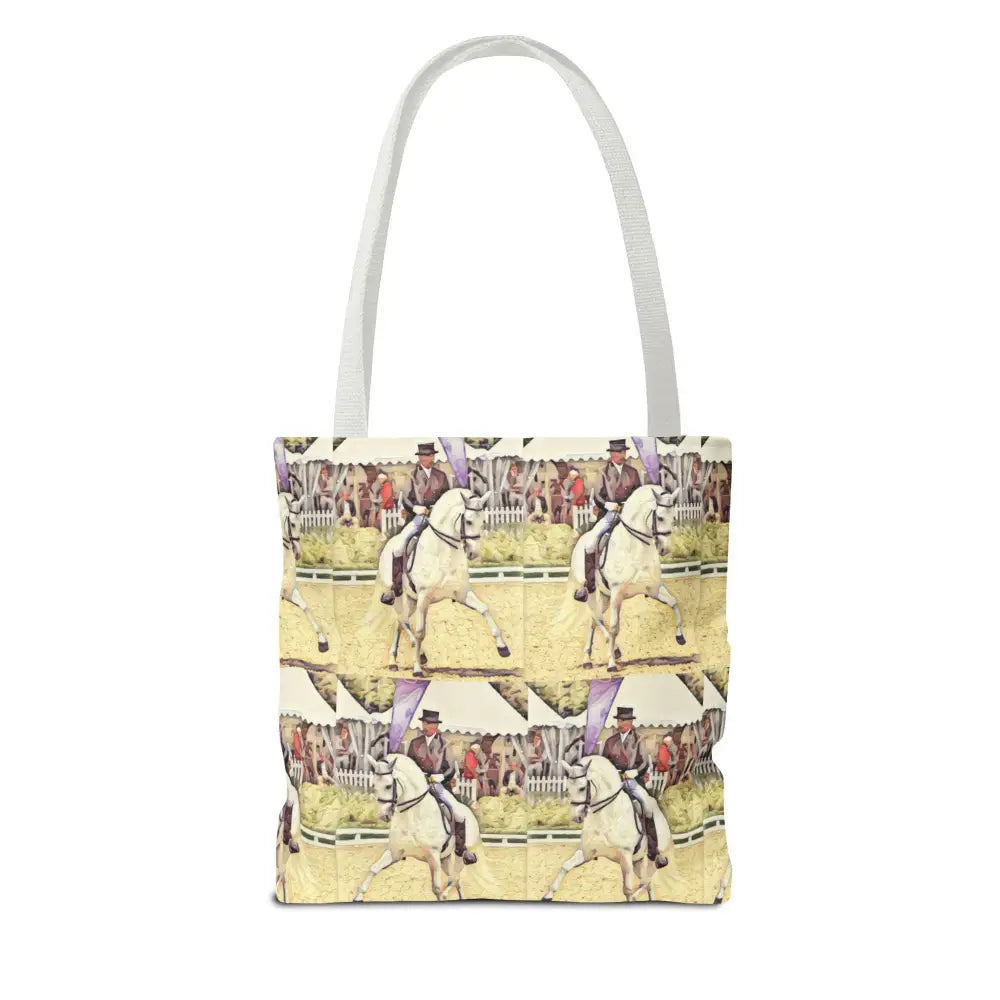 Equestrian Tote Bag - Stylish Dressage Rider Design for Horse Lovers - Bags