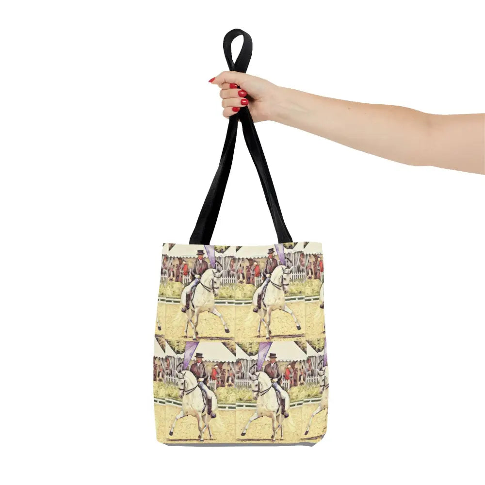 Equestrian Tote Bag - Stylish Dressage Rider Design for Horse Lovers - Bags