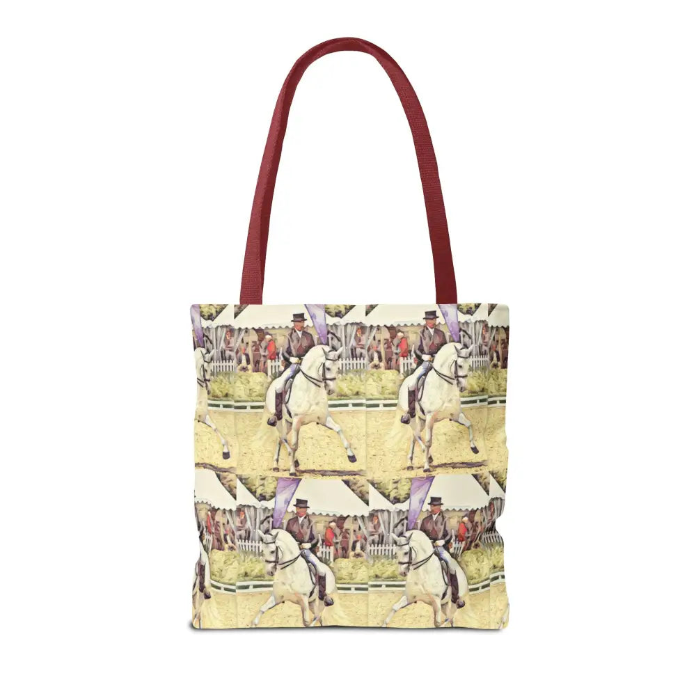 Equestrian Tote Bag - Stylish Dressage Rider Design for Horse Lovers - Bags