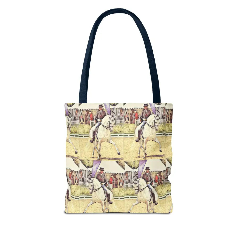 Equestrian Tote Bag - Stylish Dressage Rider Design for Horse Lovers - Bags