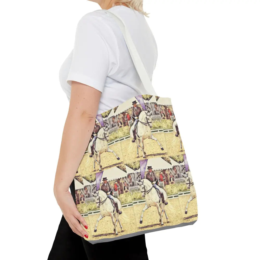 Equestrian Tote Bag - Stylish Dressage Rider Design for Horse Lovers - Bags
