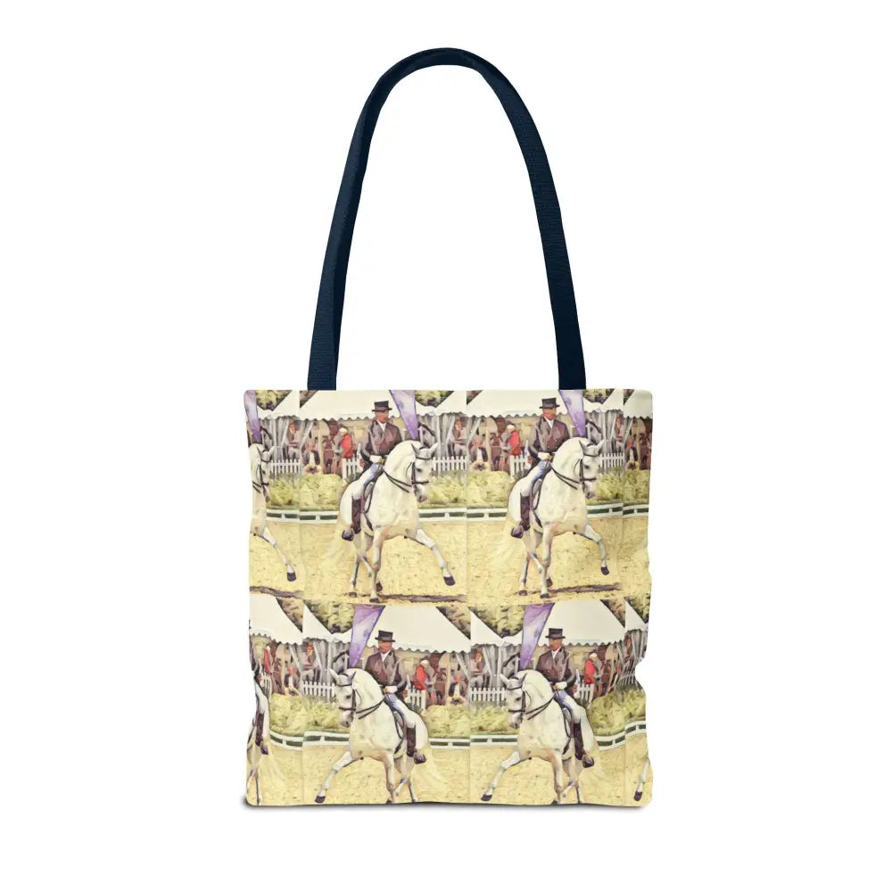 Equestrian Tote Bag - Stylish Dressage Rider Design for Horse Lovers - Bags