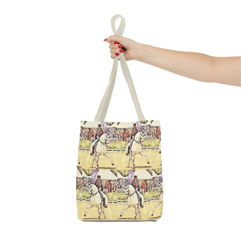 Equestrian Tote Bag - Stylish Dressage Rider Design for Horse Lovers - Bags