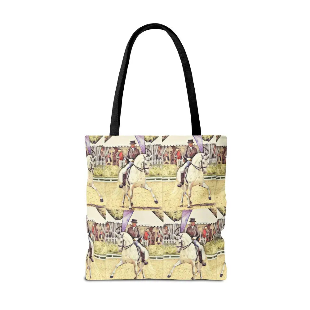 Equestrian Tote Bag - Stylish Dressage Rider Design for Horse Lovers - Bags