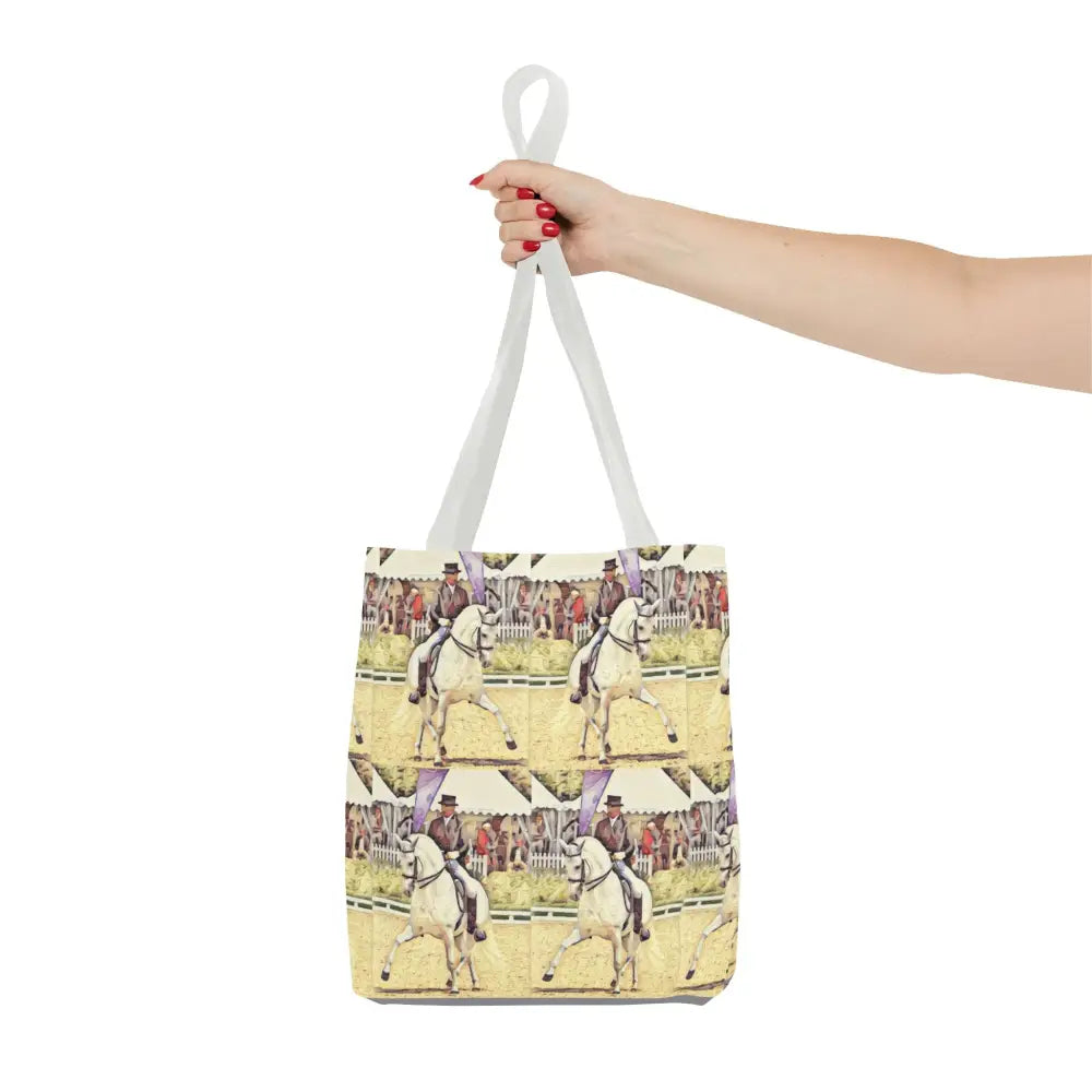 Equestrian Tote Bag - Stylish Dressage Rider Design for Horse Lovers - Bags