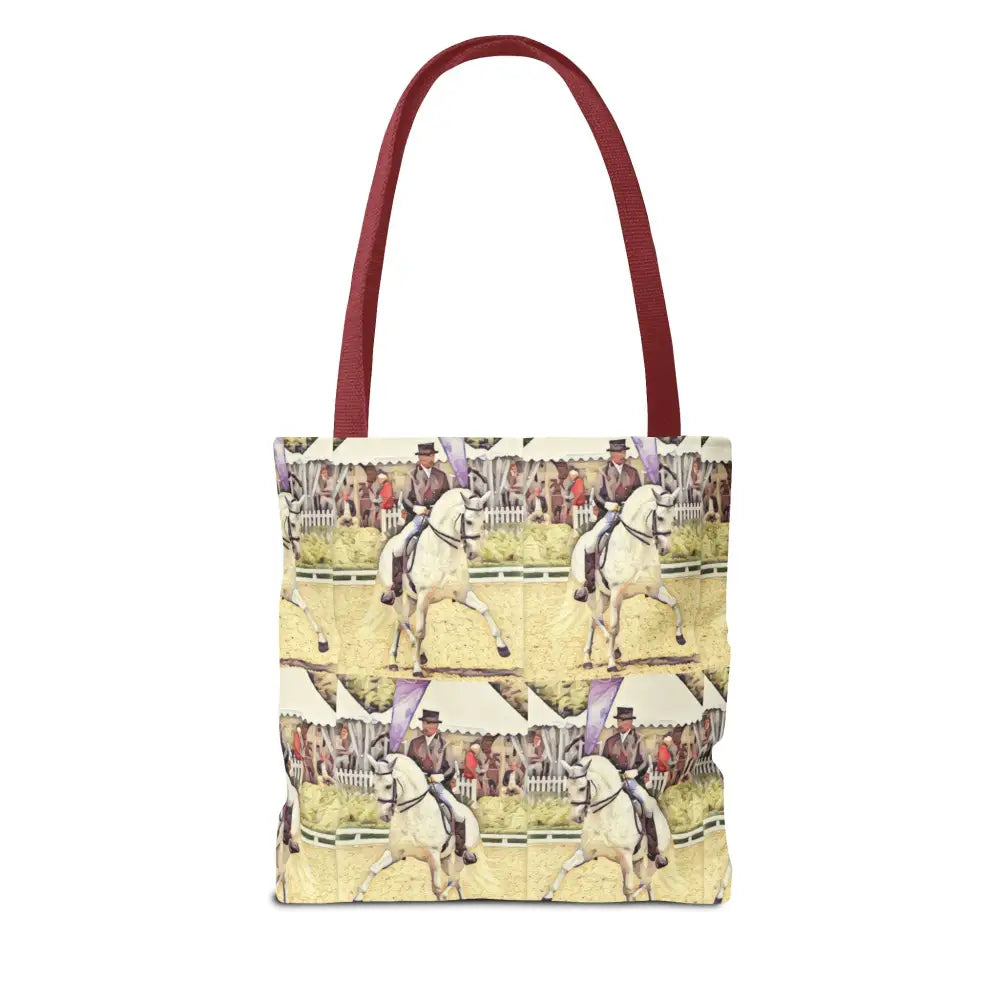 Equestrian Tote Bag - Stylish Dressage Rider Design for Horse Lovers - Bags