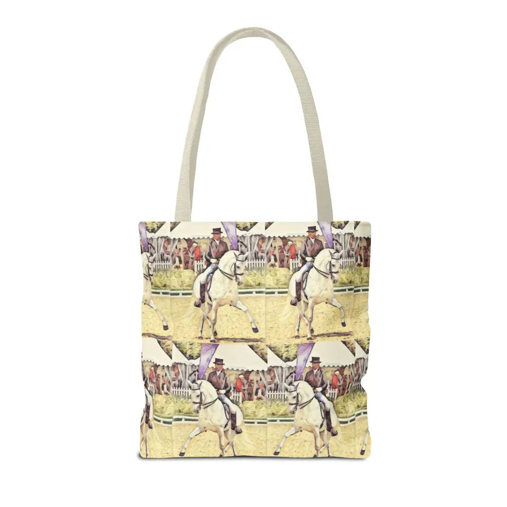 Equestrian Tote Bag - Stylish Dressage Rider Design for Horse Lovers - Bags