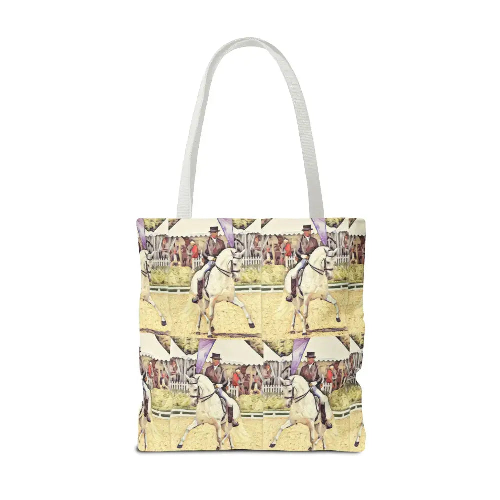 Equestrian Tote Bag - Stylish Dressage Rider Design for Horse Lovers - Bags