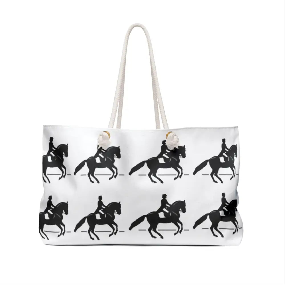 Equestrian Weekender Bag - Perfect for Dressage Lovers and Travel - 24’’ × 13’’ - Bags