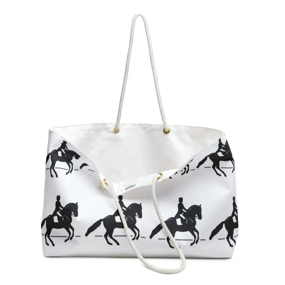 Equestrian Weekender Bag - Perfect for Dressage Lovers and Travel - 24’’ × 13’’ - Bags