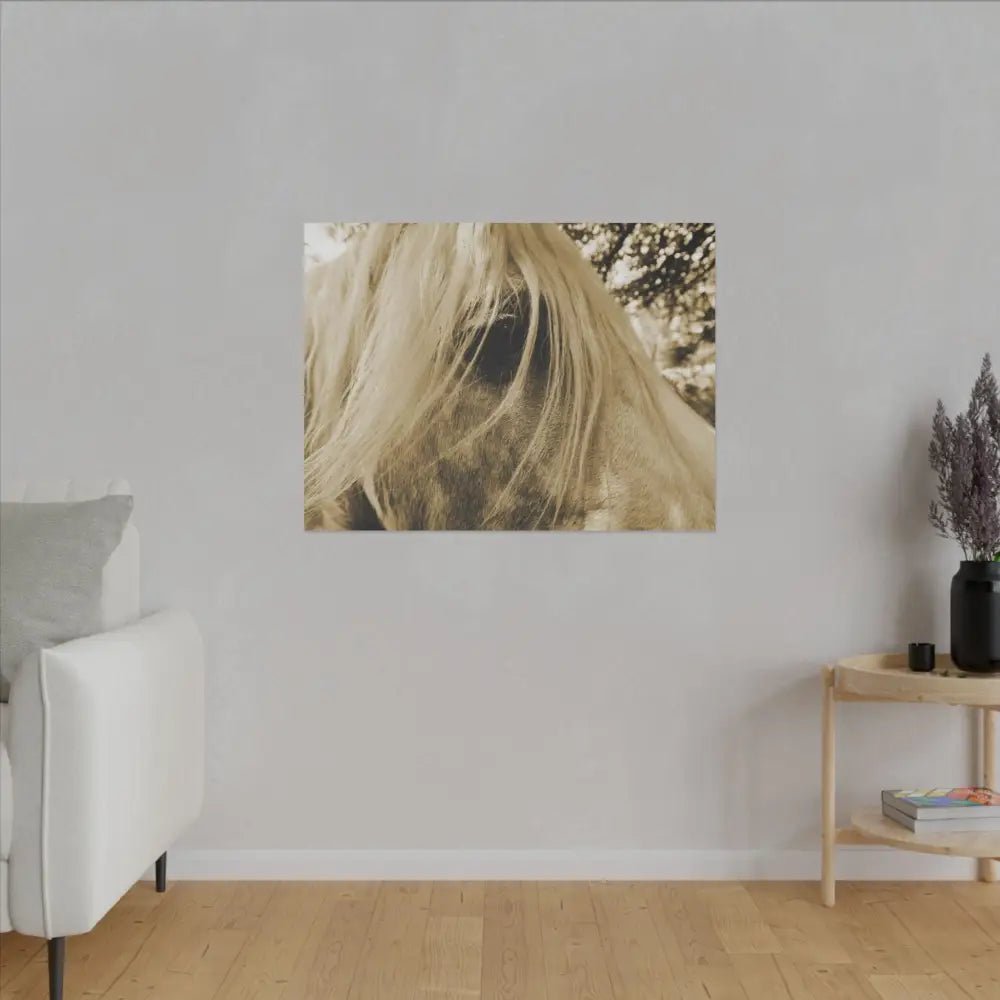 Equine Elegance Matte Canvas Art - Stretched Horse Wall Decor - Canvas