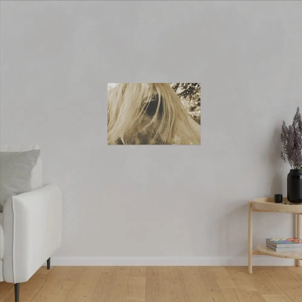 Equine Elegance Matte Canvas Art - Stretched Horse Wall Decor - Canvas