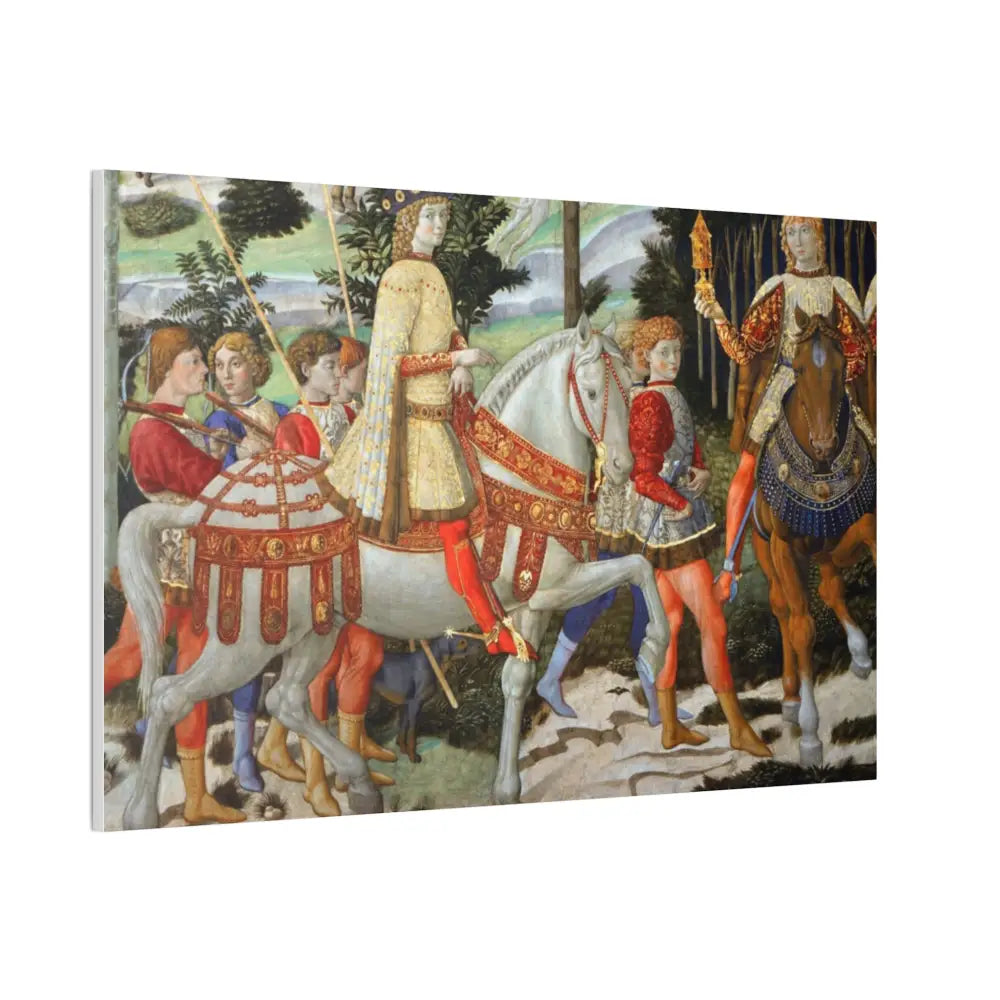 Historic Art Canvas Print - Regal Procession for Leonardo di Medici - Canvas