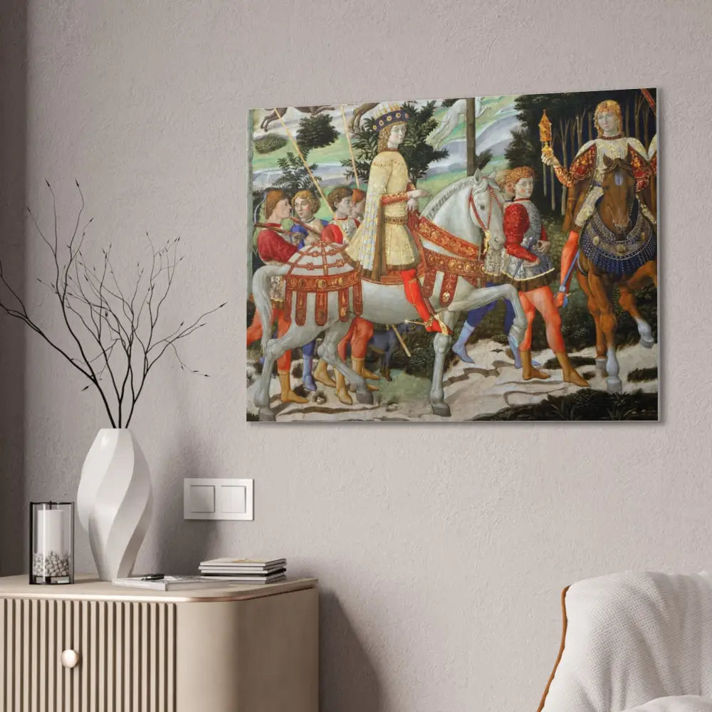 Historic Art Canvas Print - Regal Procession for Leonardo di Medici - Canvas