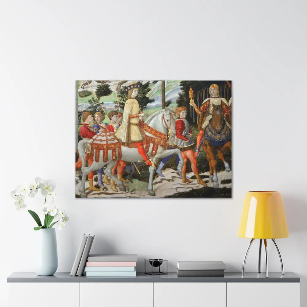 Historic Art Canvas Print - Regal Procession for Leonardo di Medici - Canvas
