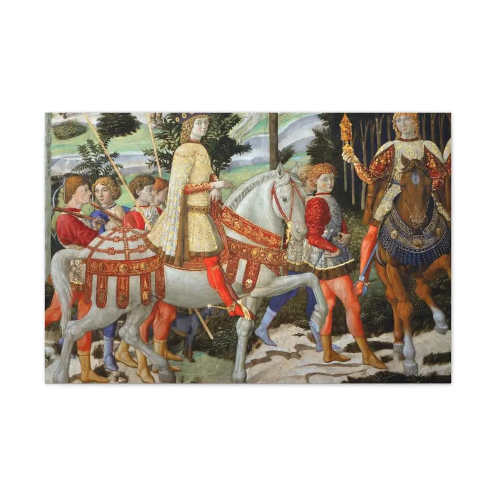 Historic Art Canvas Print - Regal Procession for Leonardo di Medici - 36″ x 24″ (Horizontal) / 0.75’’ - Canvas