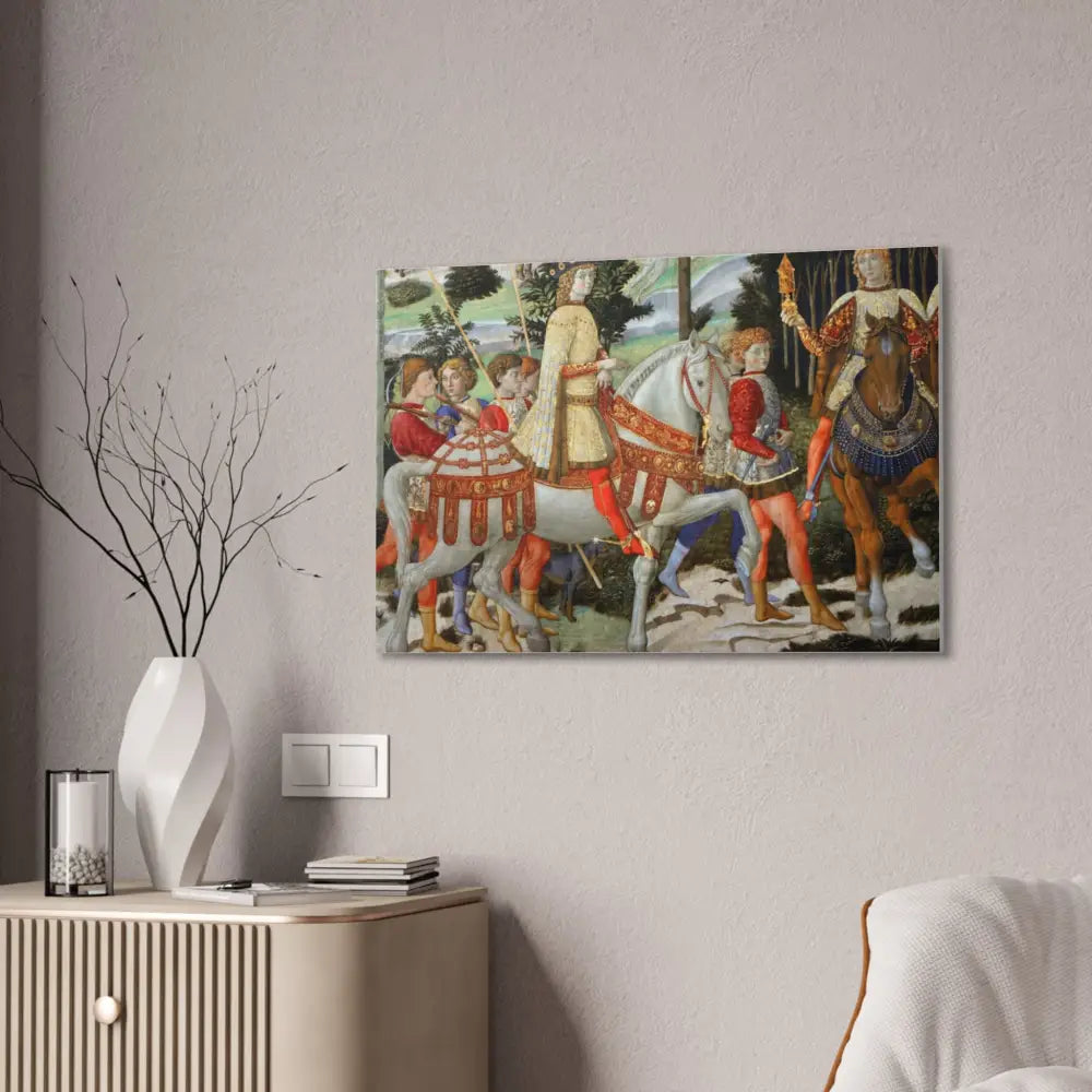 Historic Art Canvas Print - Regal Procession for Leonardo di Medici - Canvas