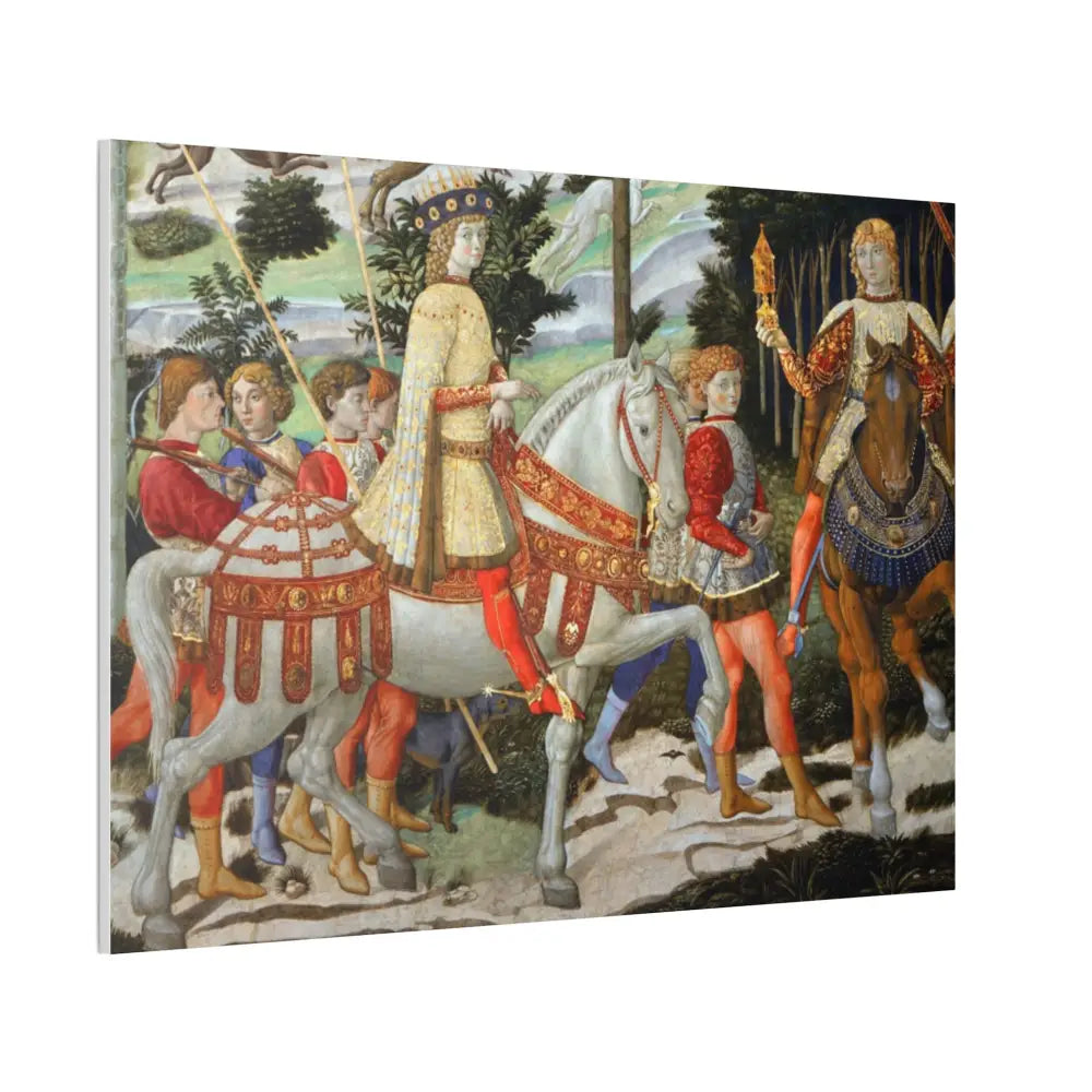 Historic Art Canvas Print - Regal Procession for Leonardo di Medici - Canvas