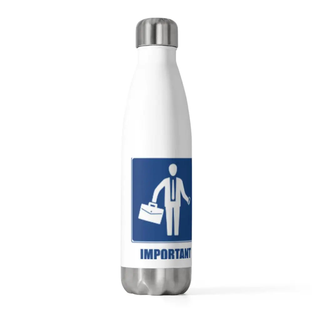 Insulated Bottle - Funny ’Work Important Riding Importanter’ Design - 20oz - Mug