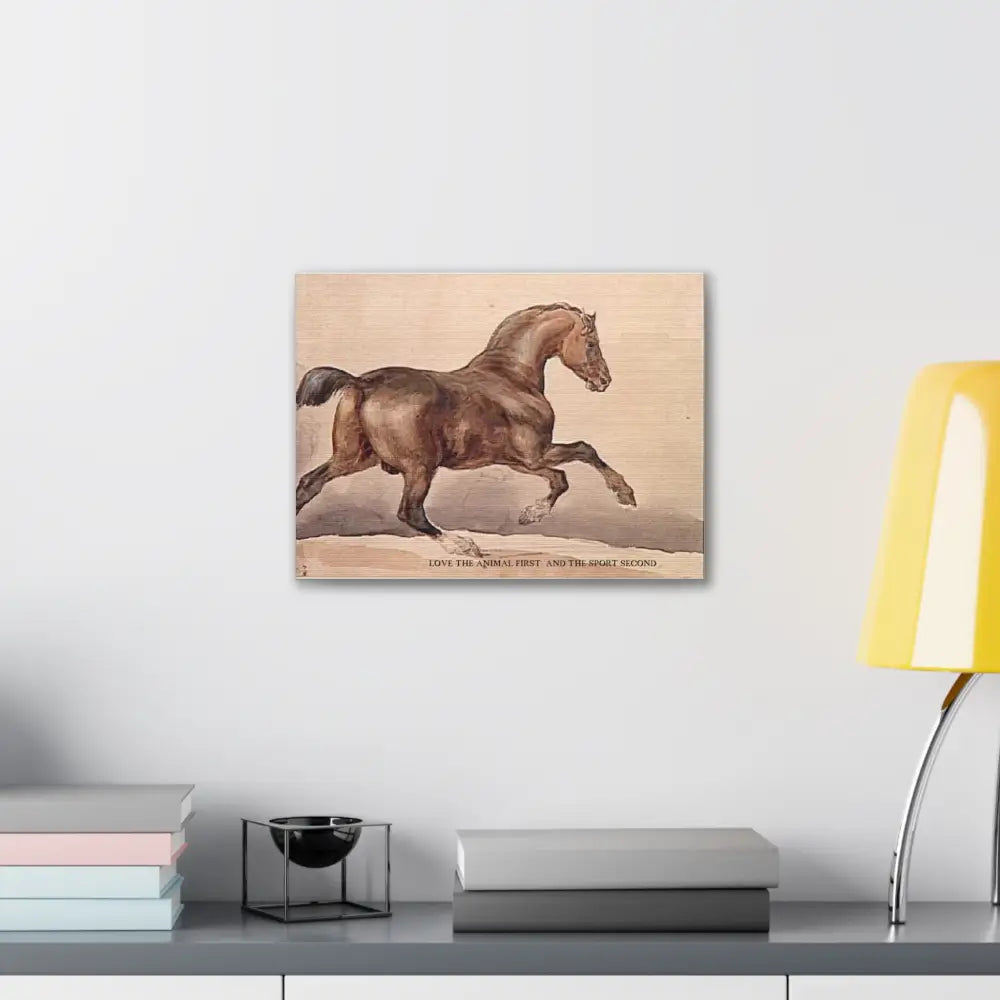 Love the Animal - 16″ x 12″ (Horizontal) / 0.75’’ - Canvas