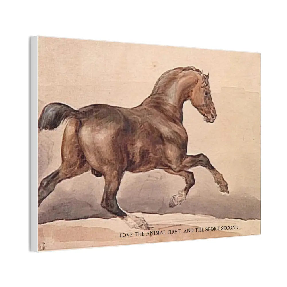 Love the Animal First - 16″ x 12″ (Horizontal) / 0.75’’ - Canvas