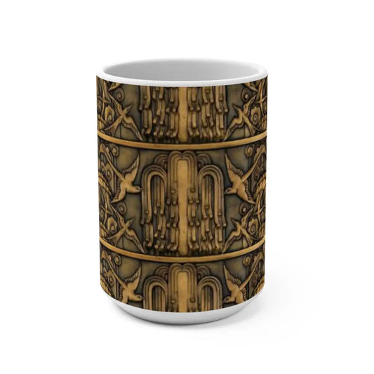 Mug 15oz - Art Deco Frieze Design - 15oz - Mug