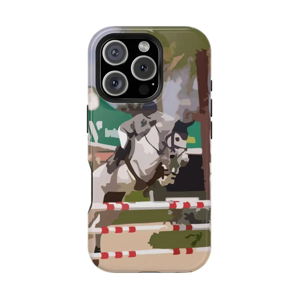 Phone Cases - Show Jumping Image Design - iPhone 16 Pro / Glossy / Without gift packaging - Phone Case