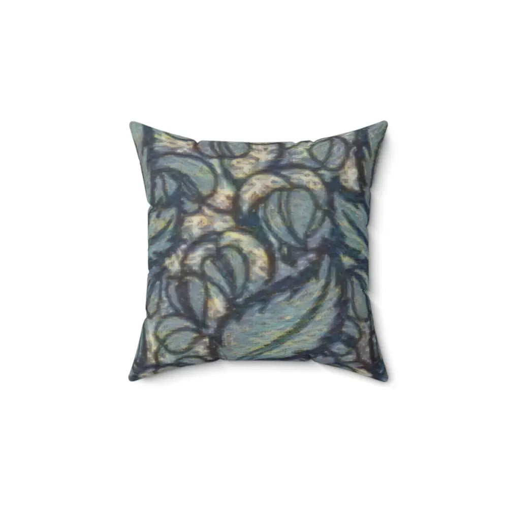 Spun Polyester Square Pillow - 14’’ × 14’’ - Home Decor