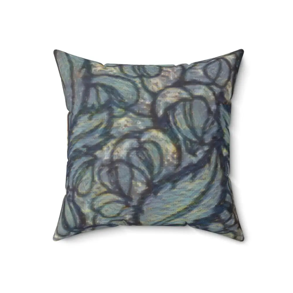 Spun Polyester Square Pillow - Home Decor