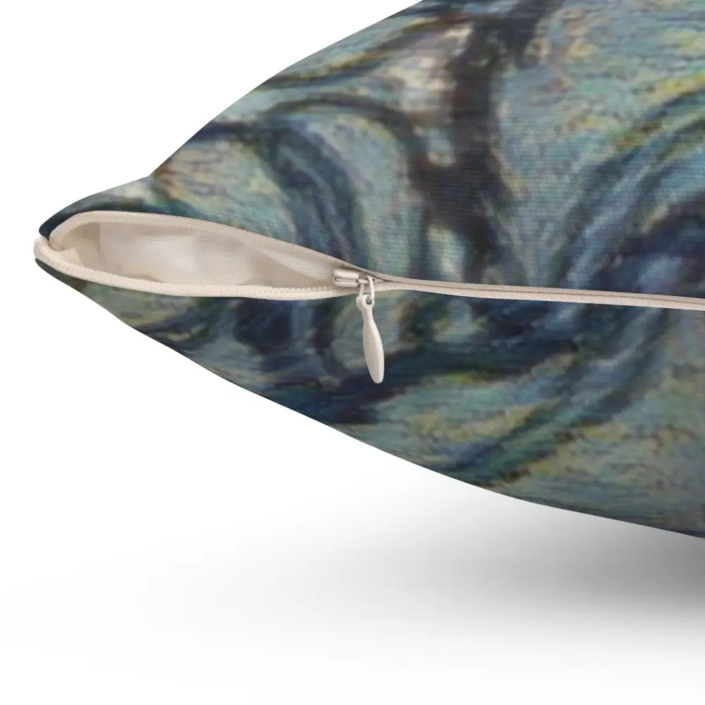 Spun Polyester Square Pillow - Home Decor