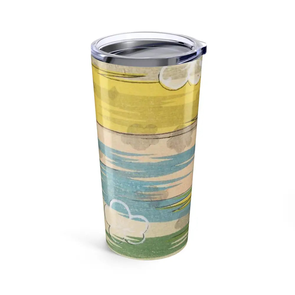Tumbler 20oz - Japanese Inspired Soft Light Colors Design - 20oz - Mug