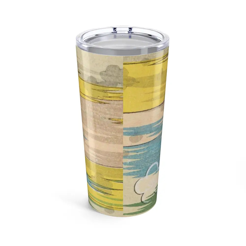 Tumbler 20oz - Japanese Inspired Soft Light Colors Design - 20oz - Mug