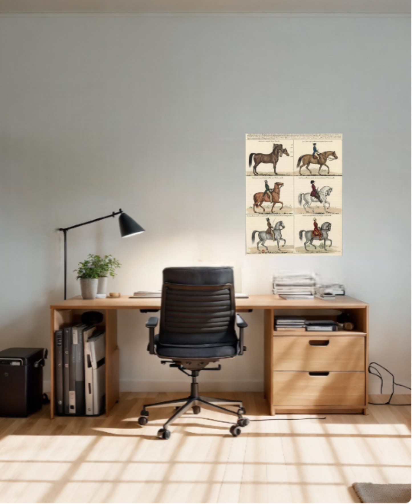 Vintage 1830s Horsemanship Canvas Print