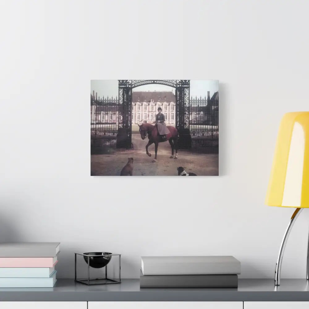 Vintage Equestrian Canvas Art Print - 1.25’’ Stretched - Canvas