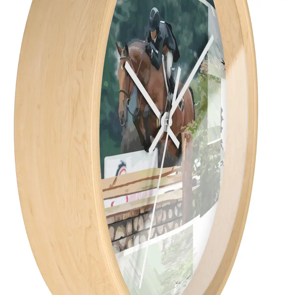 Wall Clock - Derby Horse Perfect Style - Home Decor