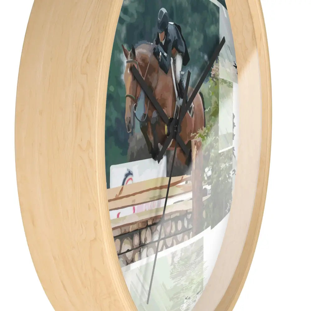 Wall Clock - Derby Horse Perfect Style - Home Decor