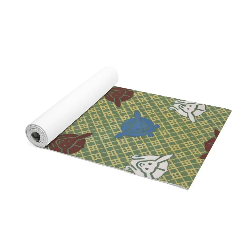 Yoga Mat Bunny Design for Equestrians - 24” x 70” - Home Decor
