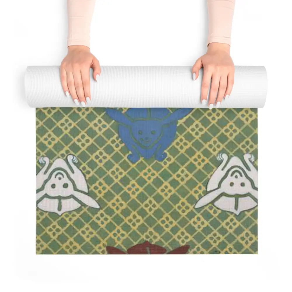 Yoga Mat Bunny Design for Equestrians - 24” x 70” - Home Decor